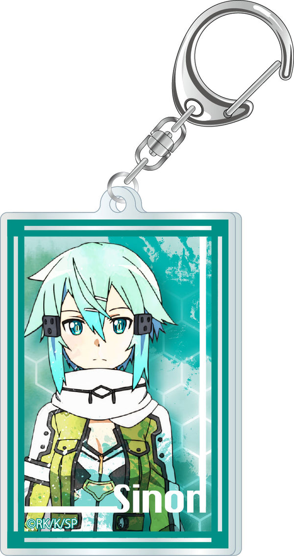 『 ソードアート・オンライン』ウェットカラーシリーズ アクリルキーホルダー シノン GGO ver.